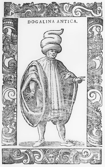 Homme portant une Dogalina, 1590 - Cesare Vecellio